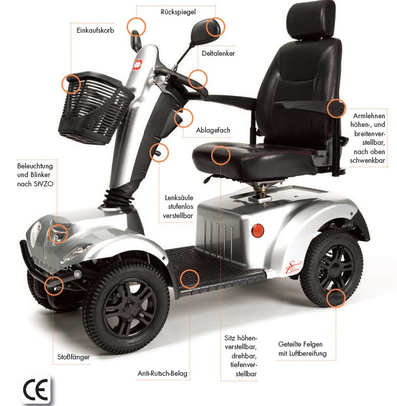Senioren Elektromobil CARPO 2 SE